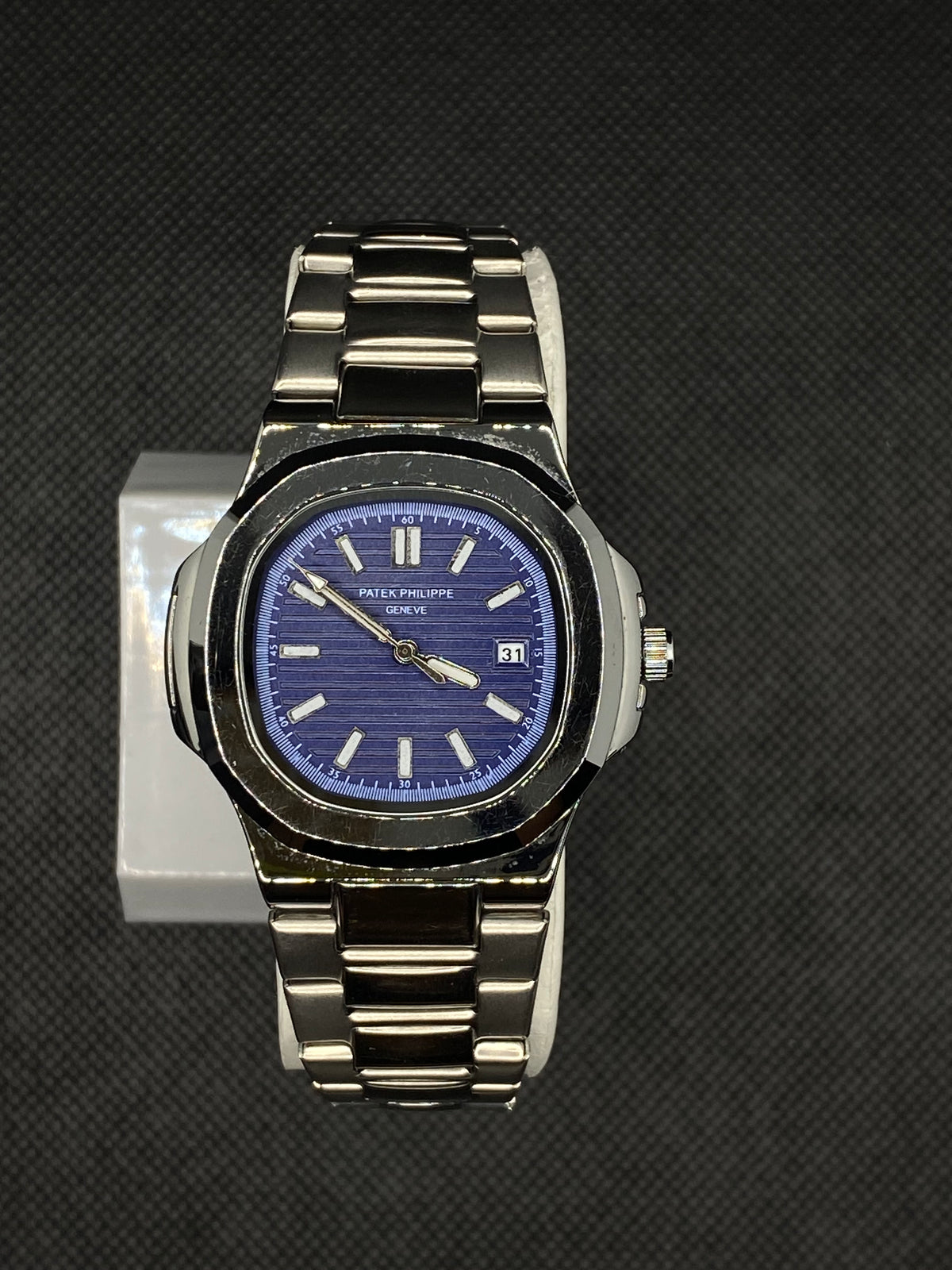 PP GENEVE IN TIFFANY DIAL WITH DATE STAINLESS STEEL STRAP