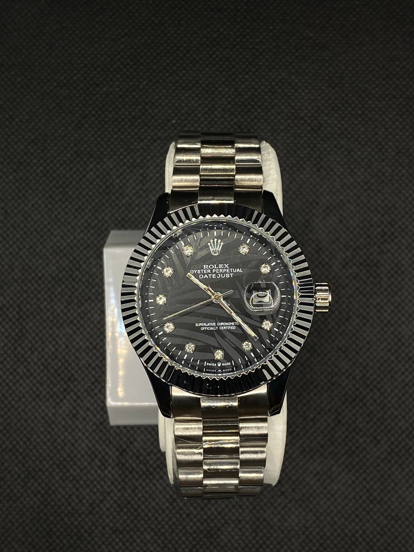 RLX DIAMOND STYLE BLACK DIAL