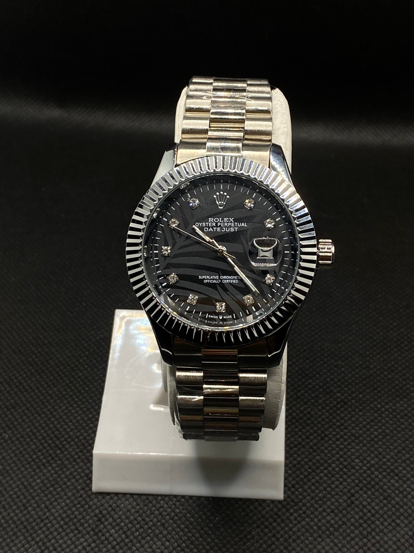 RLX DIAMOND STYLE BLACK DIAL