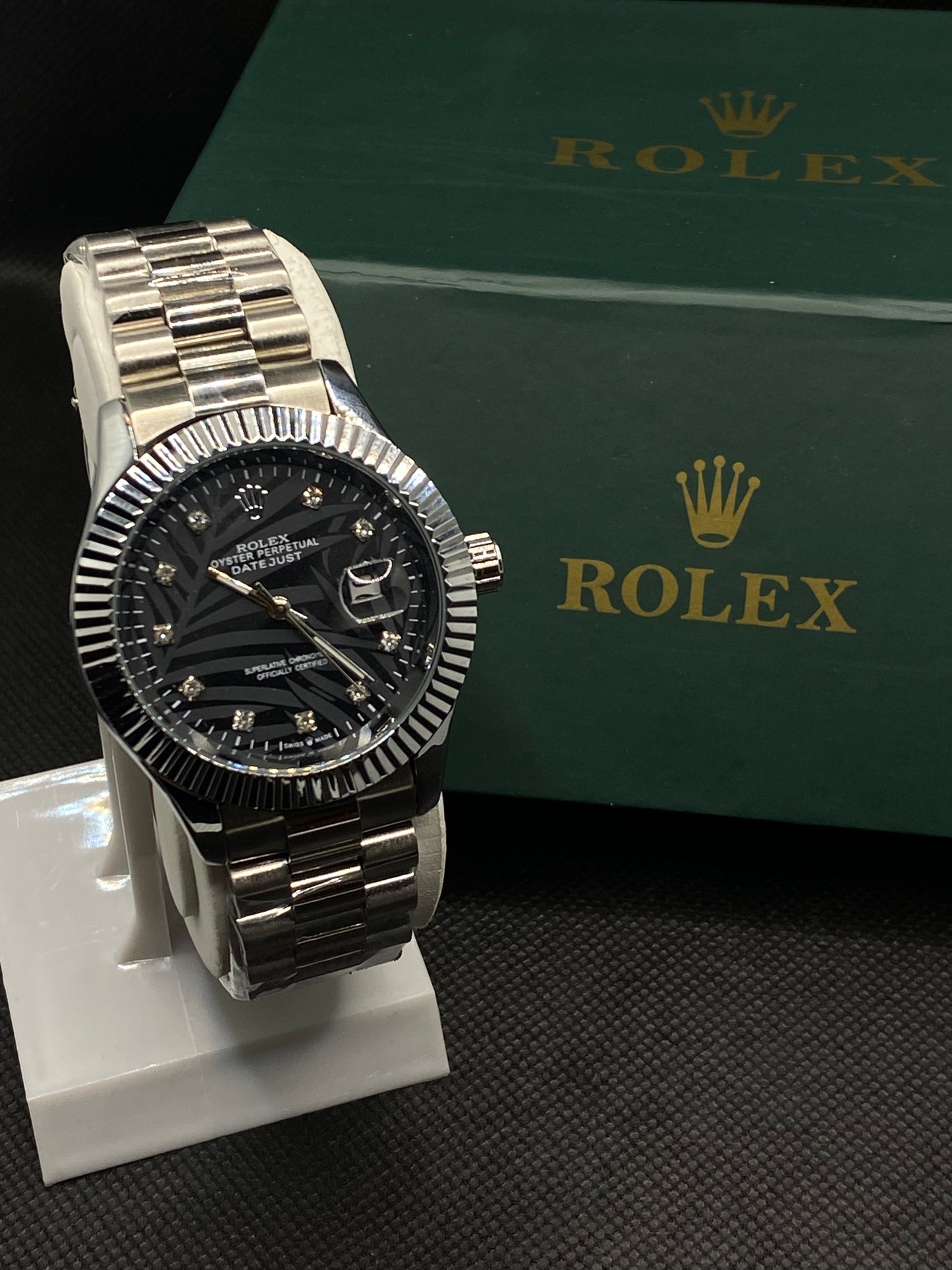 RLX DIAMOND STYLE BLACK DIAL