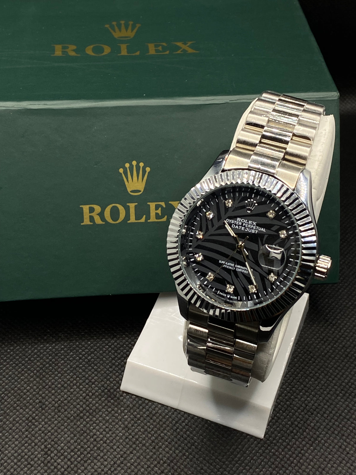 RLX DIAMOND STYLE BLACK DIAL