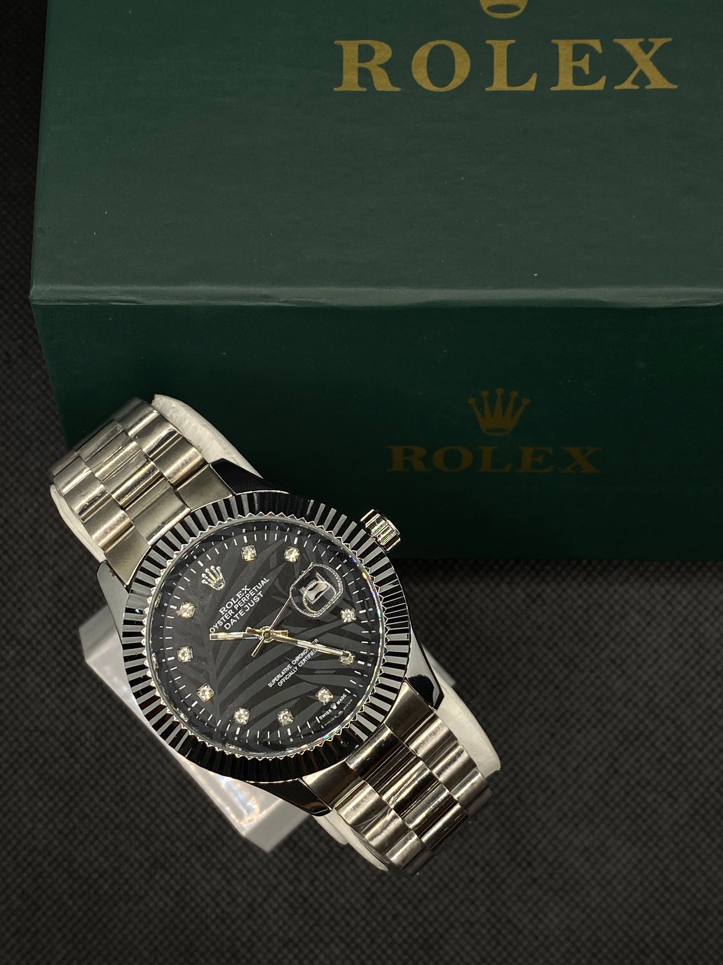 RLX DIAMOND STYLE BLACK DIAL
