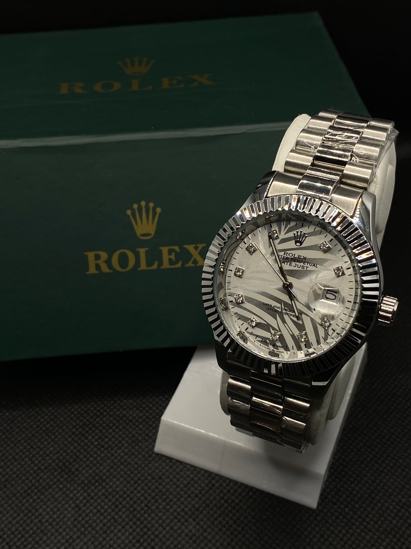 RLX DIAMOND STYLE WHITE DIAL