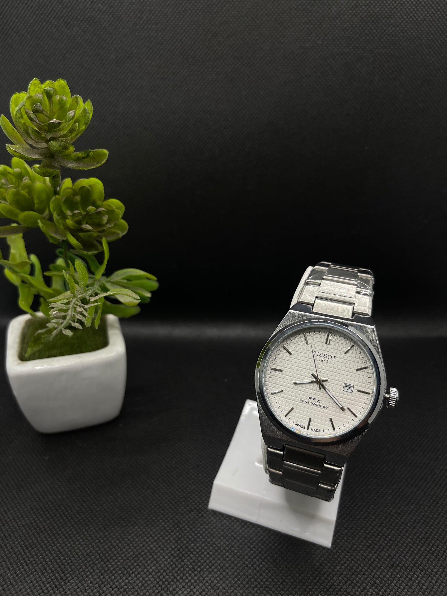 PRX POWERMATIC 80 SILVER STAINLESS STEEL WHITE DIAL AUTOMATIC WATCH FOR MEN's