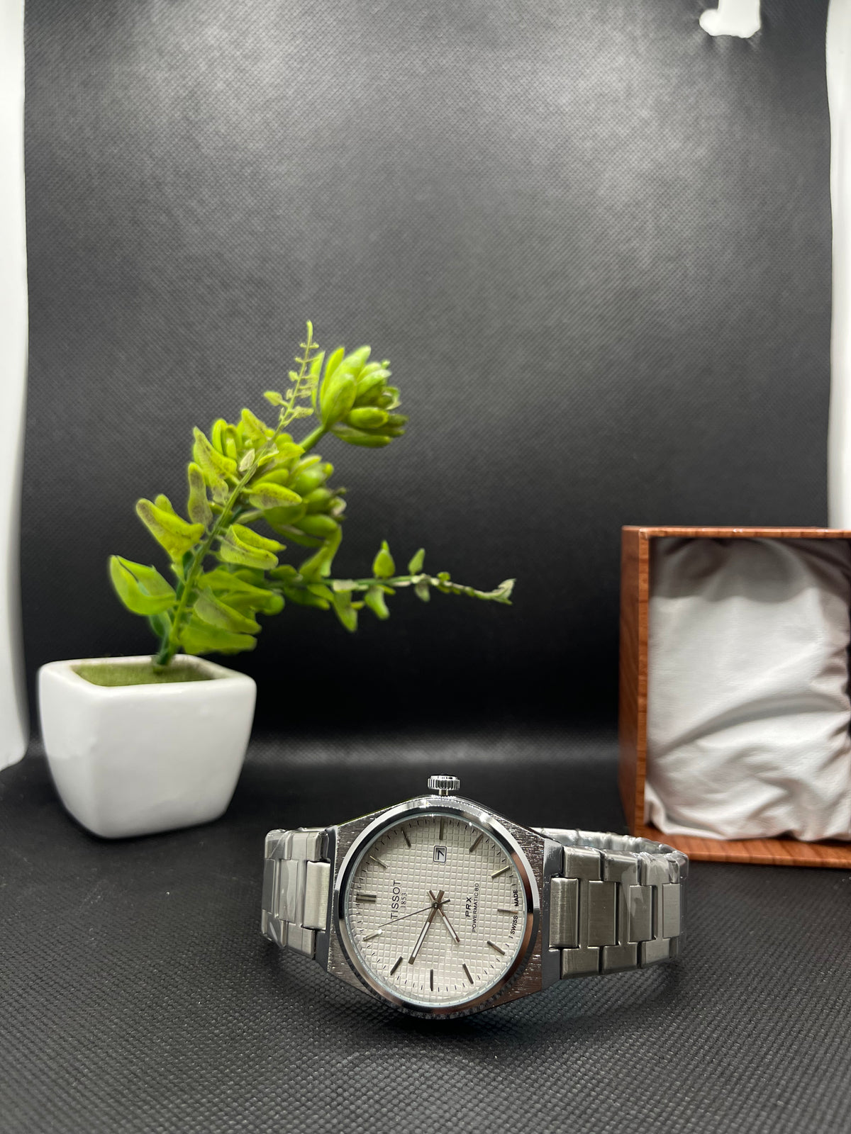 PRX POWERMATIC 80 SILVER STAINLESS STEEL WHITE DIAL AUTOMATIC WATCH FOR MEN's