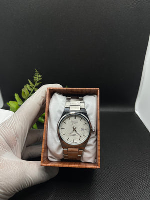 PRX POWERMATIC 80 SILVER STAINLESS STEEL WHITE DIAL AUTOMATIC WATCH FOR MEN's