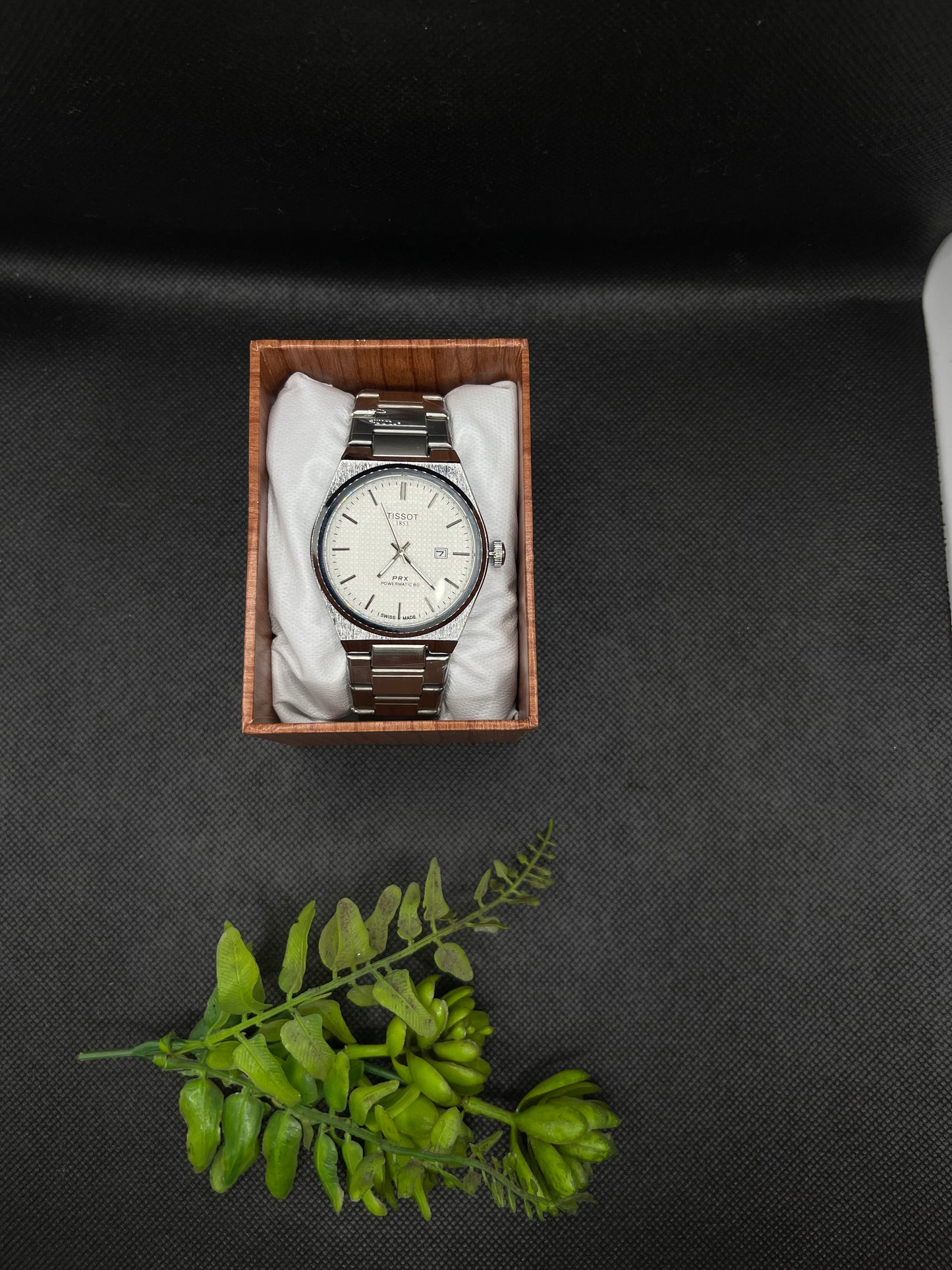 PRX POWERMATIC 80 SILVER STAINLESS STEEL WHITE DIAL AUTOMATIC WATCH FOR MEN's