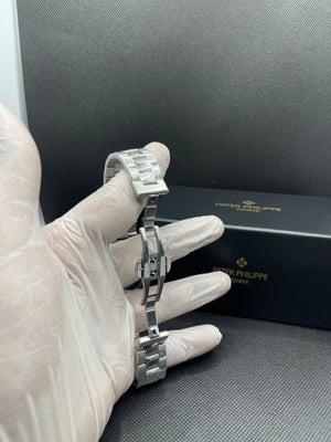 PP GENEVE IN BLUE DIAL WITH DATE STAINLESS STEEL STRAP