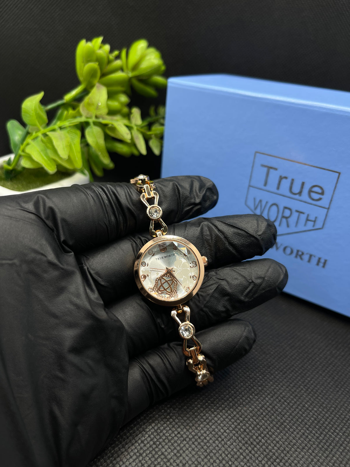 SS CIRLCE DIAL BRACELET WATCH FOR WOMEN