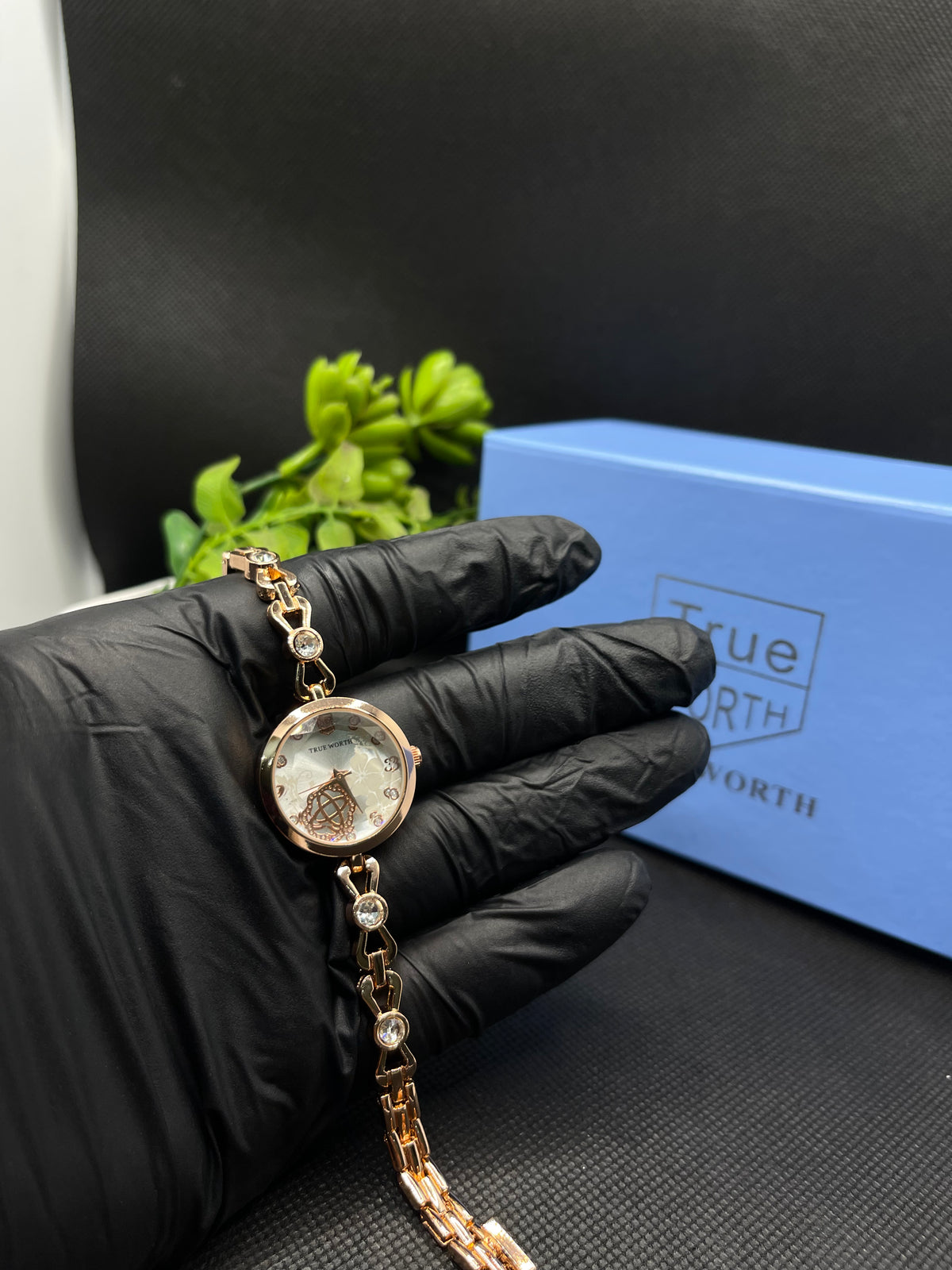 SS CIRLCE DIAL BRACELET WATCH FOR WOMEN