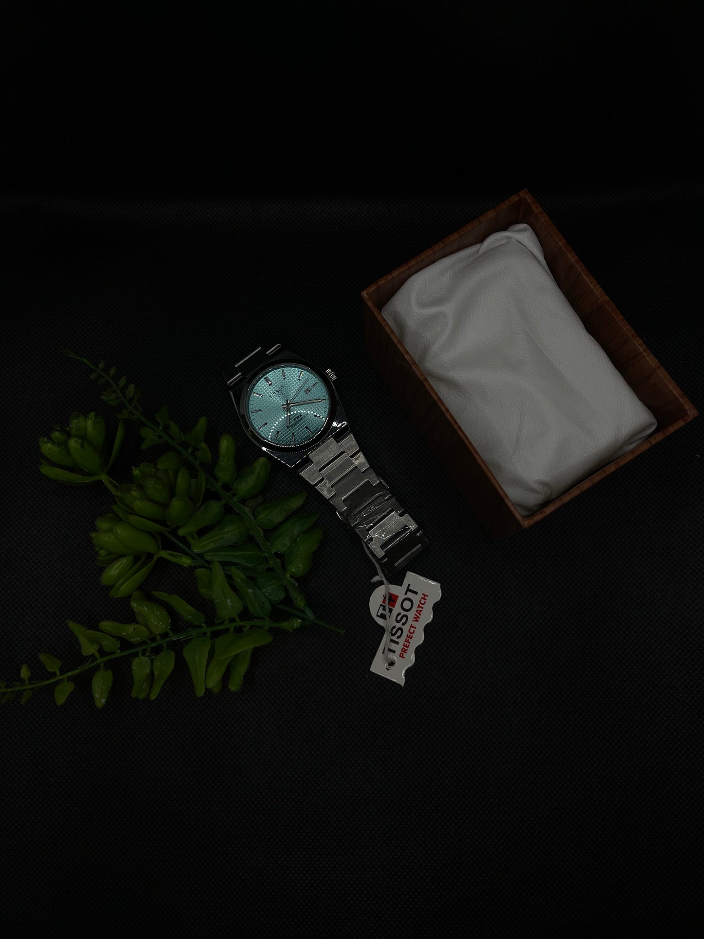 PRX POWERMATIC 80 TIFFANY DIAL WITH DATE IN STAINLESS STEEL CHAIN