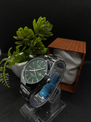 PRX POWERMATIC 80 GREEN DIAL WITH DATE IN STAINLESS STEEL CHAIN