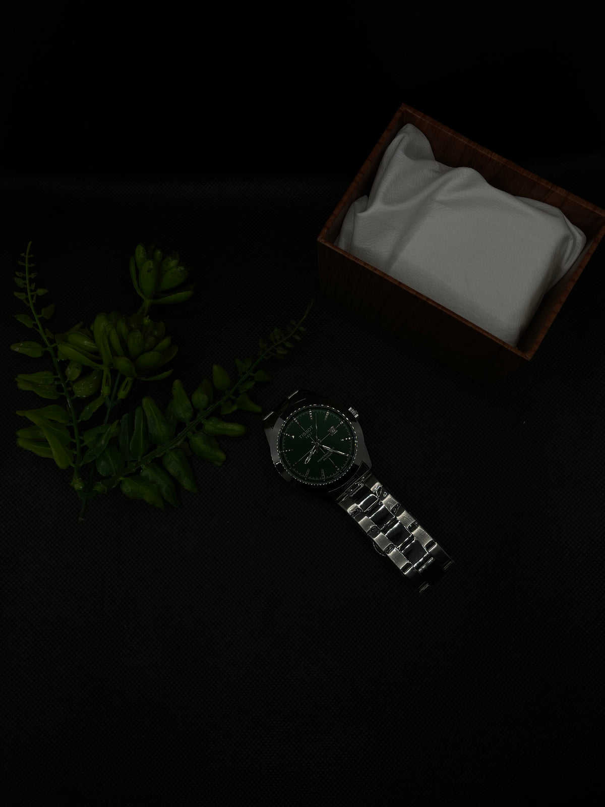 PRX POWERMATIC 80 GREEN DIAL WITH DATE IN STAINLESS STEEL CHAIN