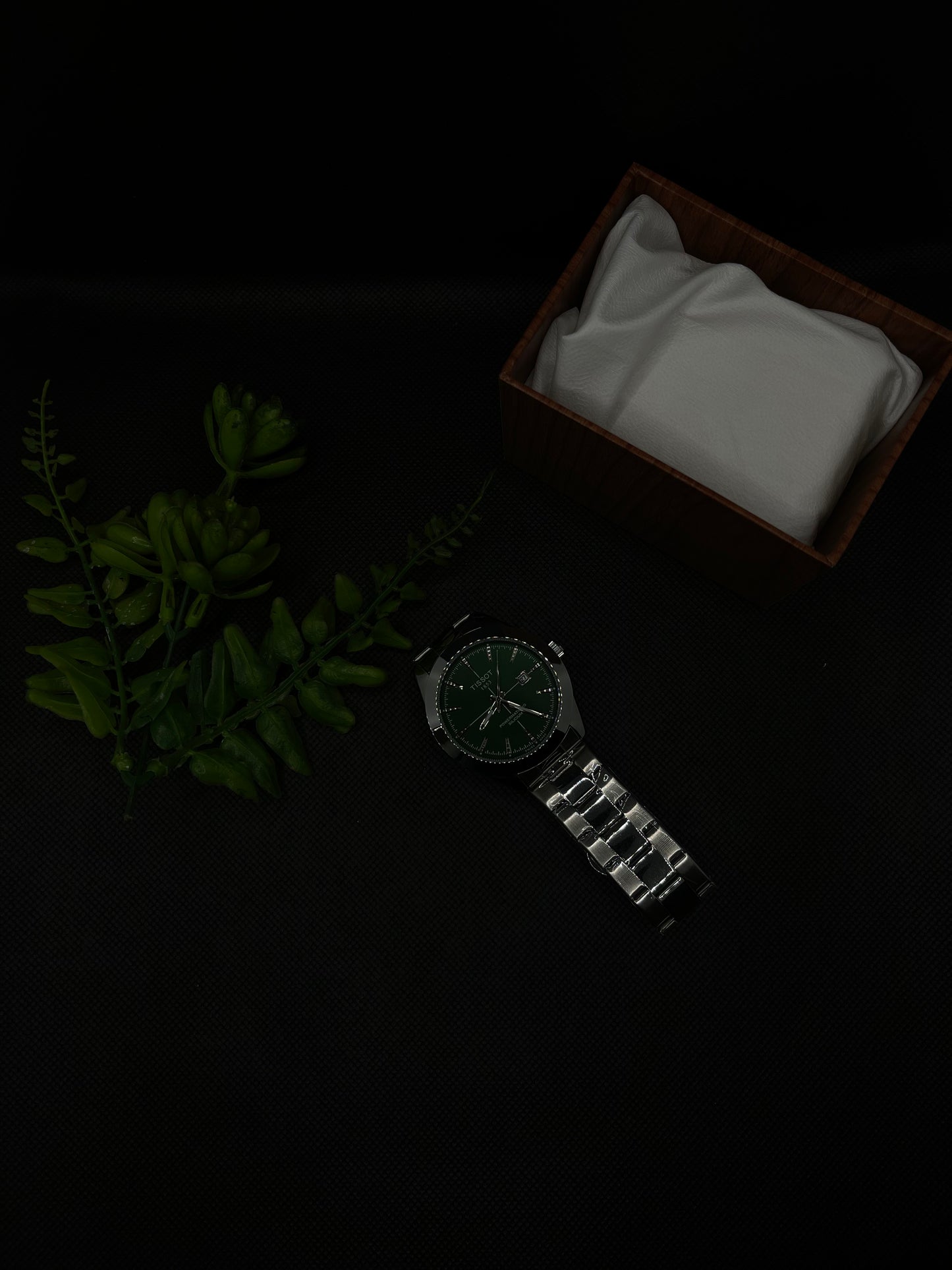 PRX POWERMATIC 80 GREEN DIAL WITH DATE IN STAINLESS STEEL CHAIN