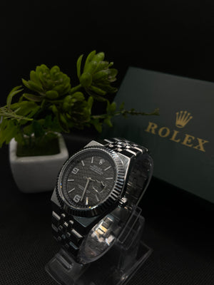 RLX 2025 BLACK DIAL OYSTER PERPETUAL LAND-DWELLER WATCH