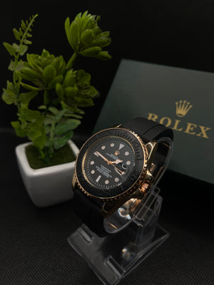 RLX YACHT-MASTER WATCH WITH SUBMARINE BLACK STRAP