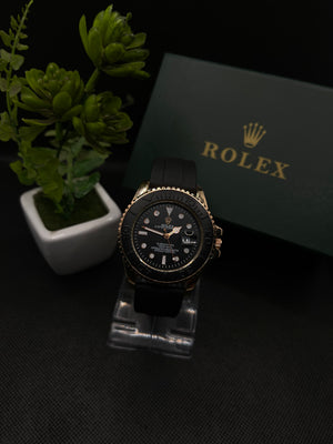 RLX YACHT-MASTER WATCH WITH SUBMARINE BLACK STRAP