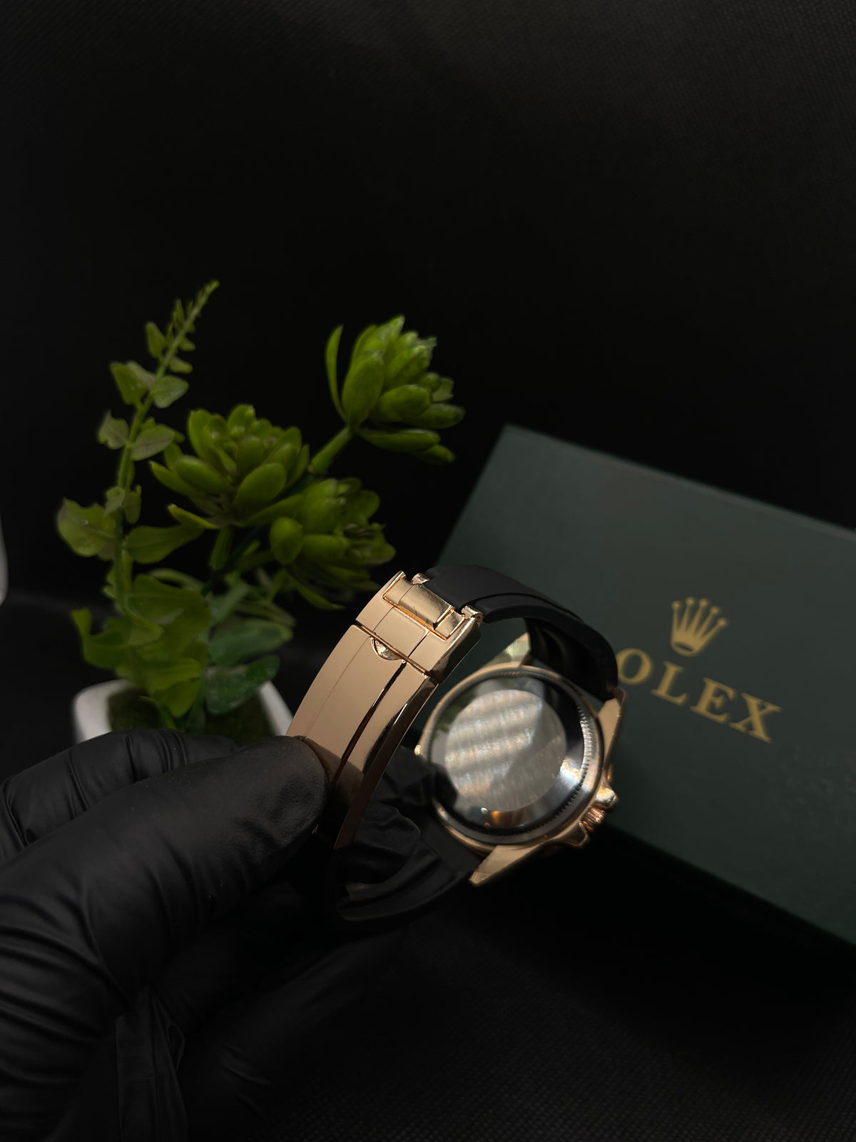 RLX YACHT-MASTER WATCH WITH SUBMARINE BLACK STRAP