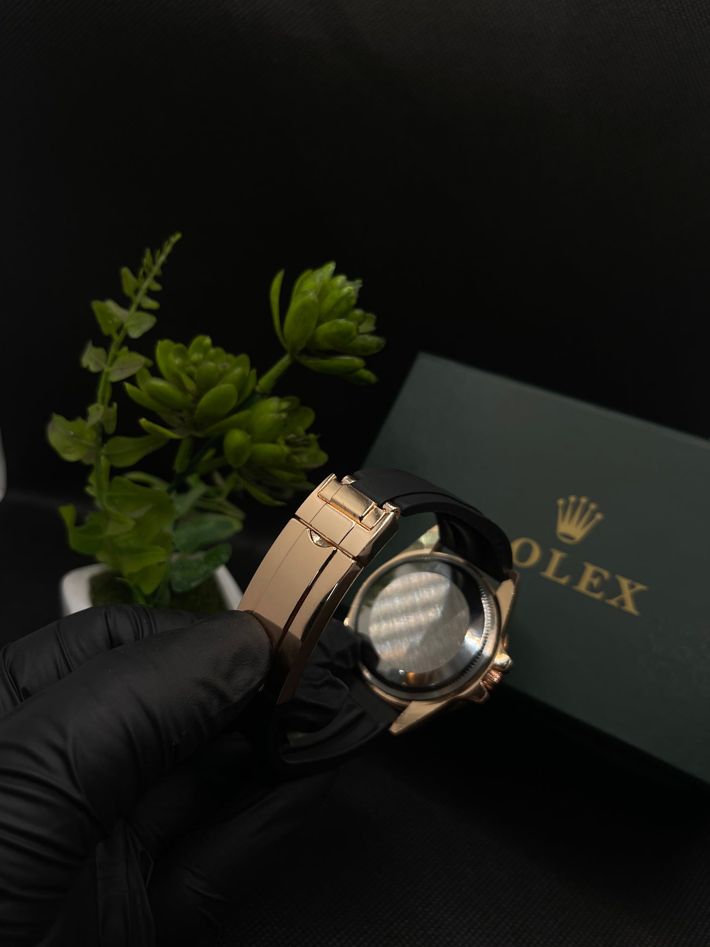 RLX YACHT-MASTER WATCH WITH SUBMARINE BLACK STRAP