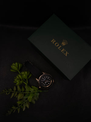 RLX YACHT-MASTER WATCH WITH SUBMARINE BLACK STRAP