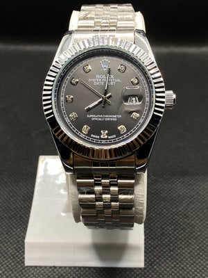 RLX OYSTER PERPETUAL TWO TONE BLACK DIAL WITH DATE