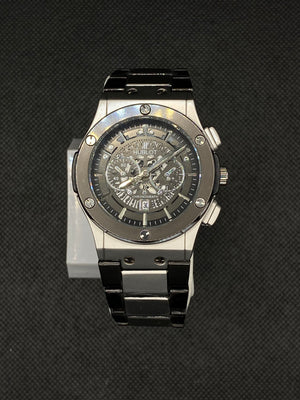 HB CLASSIC FUSION CHRONOGRAPH WITH DATE IN TITANIUM CHAIN