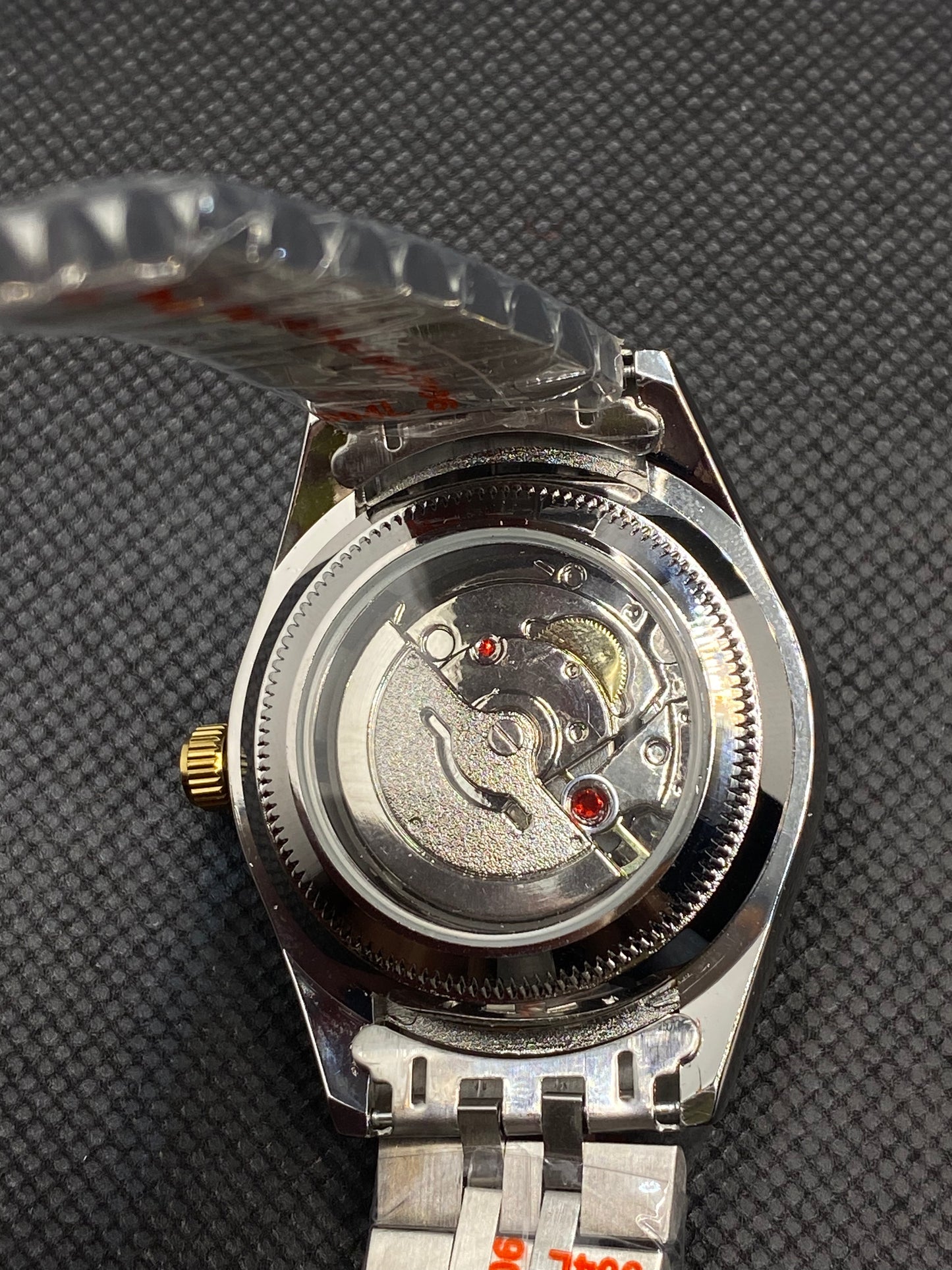 RLX SEMI AUTOMATIC BLACK DIAL WITH DATE IN TWO-TONE JUBILEE BRACELET